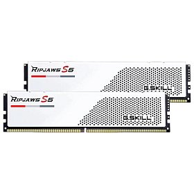 ОЗУ DDR5 2x16GB/6000 G.Skill Ripjaws S5 White (F5-6000J3040F16GX2-RS5W)