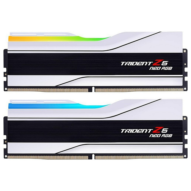 ОЗУ G.Skill Trident Z5 Neo RGB DDR5 2x16GB 6400MHz White (F5-6400J3239G16GX2-TZ5NRW)