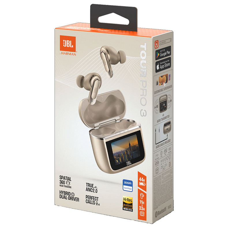 Наушники JBL Tour Pro 3 Latte (JBLTOURPRO3LTT)