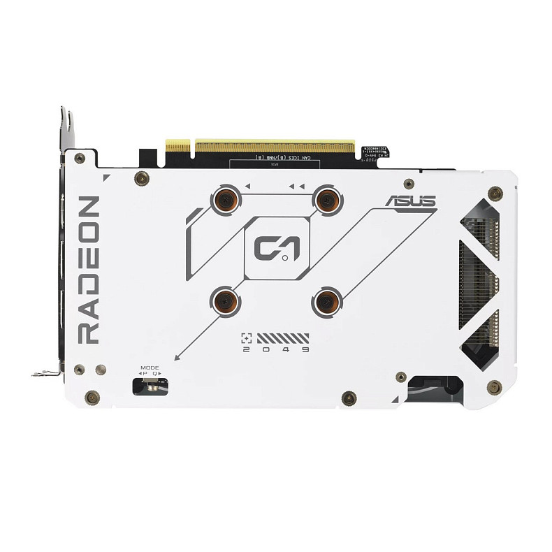 Вiдеокарта ASUS Radeon RX 9060 XT 16GB GDDR6 OC DUAL-RX9060XT-16G-WHITE білий