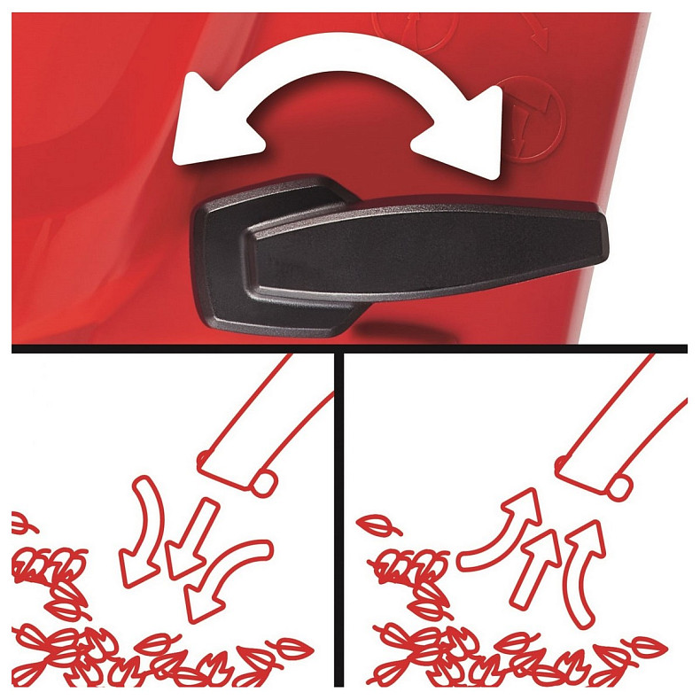 Повітродув-пилосос садовий Einhell GC-EL 3024 E 3000Вт 3в1 240км/год 650куб/год мішок 40л 3.13кг