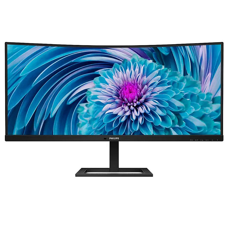 Монитор Philips 34" 346E2CUAE/00 21:9 VA WQHD Curved 1ms DP USB-C