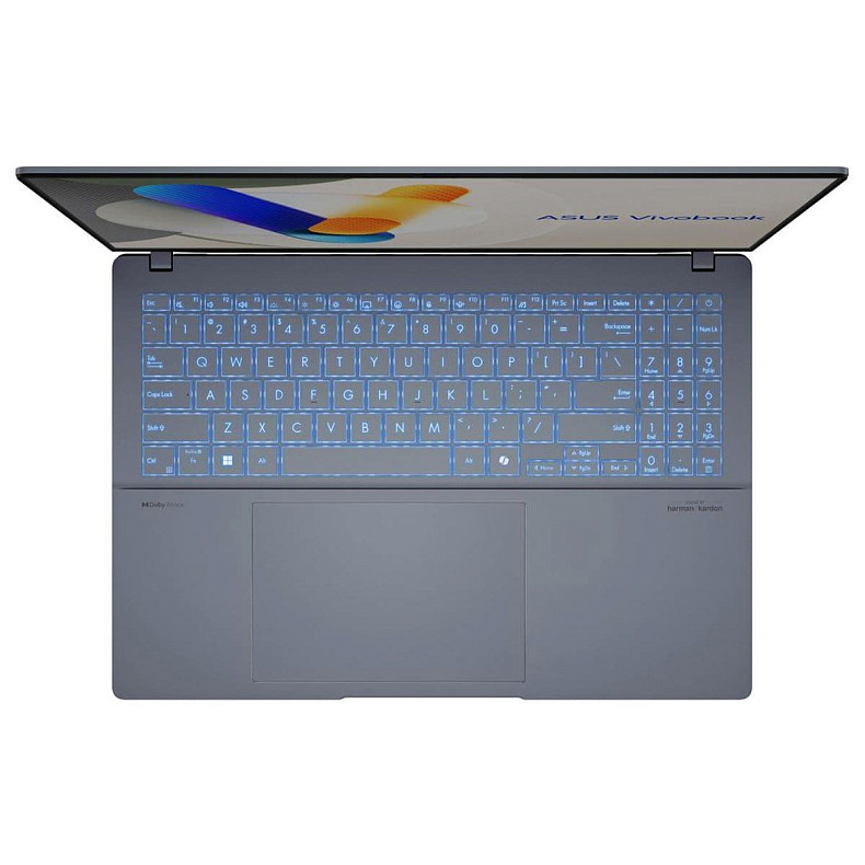 Ноутбук Asus 16_3.2K_OLED/U5-125H/16/512/Intel Arc/DOS/ BL/Mist Blue S5606MA-MX088