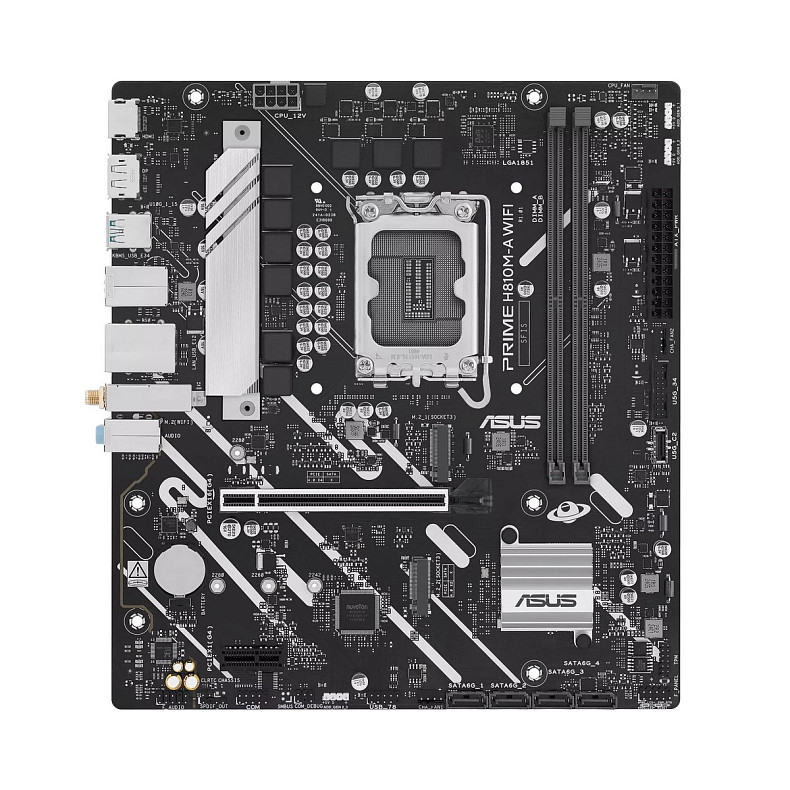 Материнcька плата ASUS PRIME H810M-A WIFI s1851 H810 2xDDR5 M.2 HDMI DP Wi-Fi BT ATX