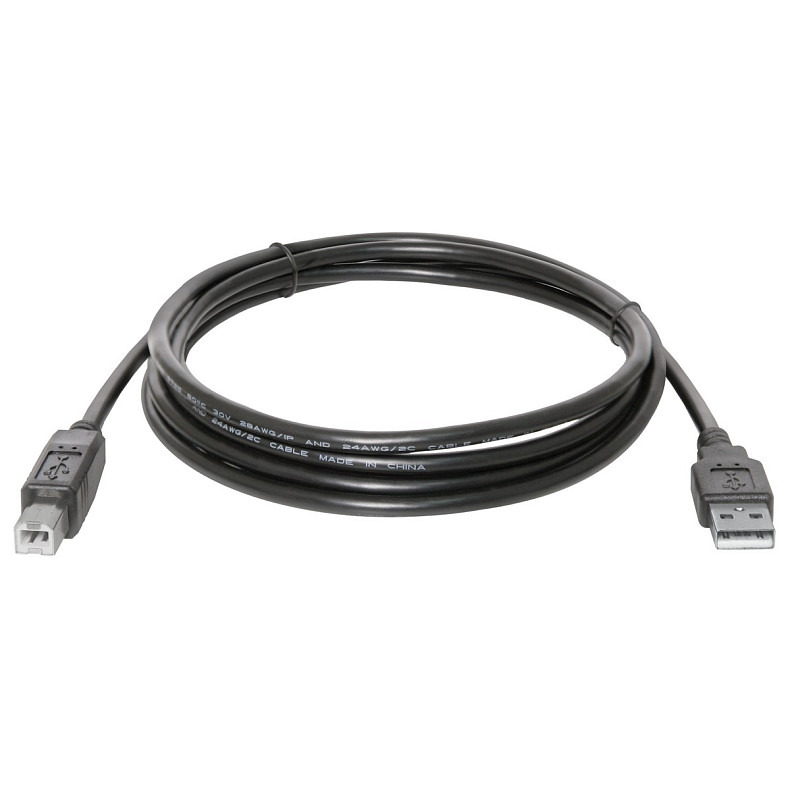 Кабель USB AM-BM, 1.8 м, чорний, USB04-06 Defender