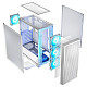 Корпус LogicConcept dart pro argb midi white mesh fans 4x120mm без БП ATX