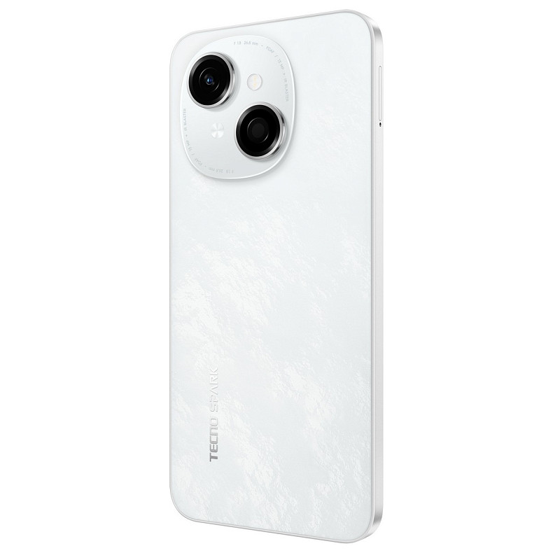 Смартфон Tecno Spark Go 1 (KL4) 4/64GB Glittery White (4894947036453)