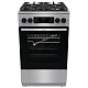 Плита Gorenje комбінована, 70л, 50x60см, дисплей, IconLed, газ на склі, чавун, нерж
