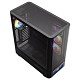 Корпус Modecom VOLCANO AQ500 ARGB MIDI FRONT LCD 6,2”, 4x120mm fans BLACK без БЖ ATX