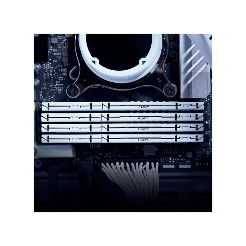 ОЗУ Kingston Fury Beast White DDR5 32GB/6000 (KF560C36BWE-32)