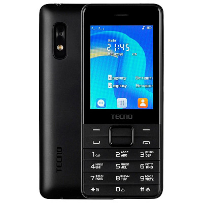 Мобильный телефон Tecno T454 Dual Sim Black (4895180745973)