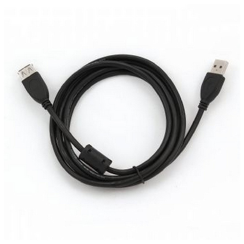 Кабель Cablexpert CCF-USB2-AMAF-6 подовжувач USB 2.0 AM/AF 1,8 м, феритовий фільтр