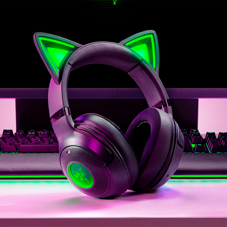Ігрова гарнітура RAZER Kraken Kitty V2 BT Black (RZ04-04860500-R3M1)