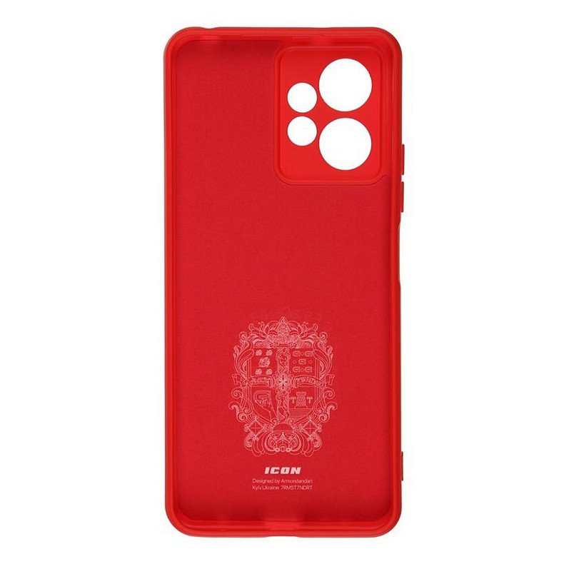 Чехол-накладка Armorstandart Icon для Xiaomi Redmi Note 12 4G Camera cover Red (ARM67703)