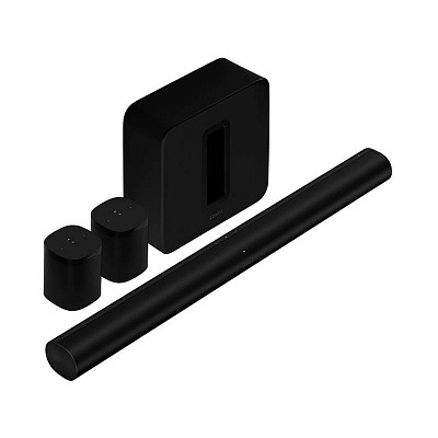 Домашний кинотеатр Sonos 5.1 Arc, Sub & One SL black (ASONESL51EU1BLK)