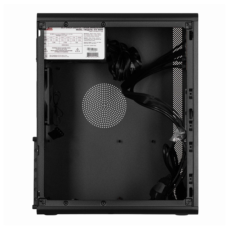 Корпус 2E Credo V500B-400 с БП 2E ATX400, 1xUSB3.0, 1х USB 2.0, 1xUSB Type-C, 1x120мм, VGA 310мм, AT