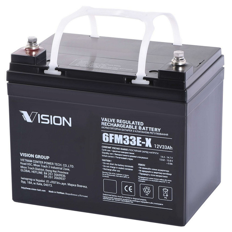 Аккумуляторная батарея Vision FM 12V 33Ah