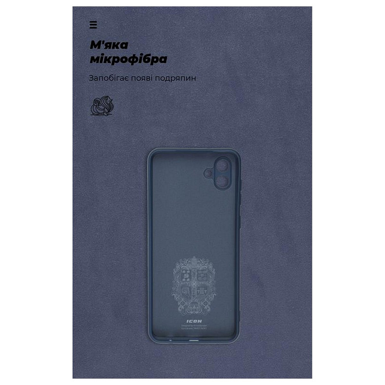 Чохол-накладка Armorstandart Icon для Samsung Galaxy A04 SM-A045 Blue (ARM63903)