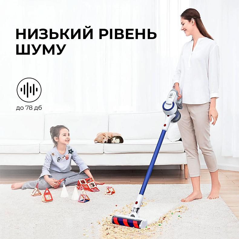 Беспроводной пылесос Jimmy JV53 Lite Blue