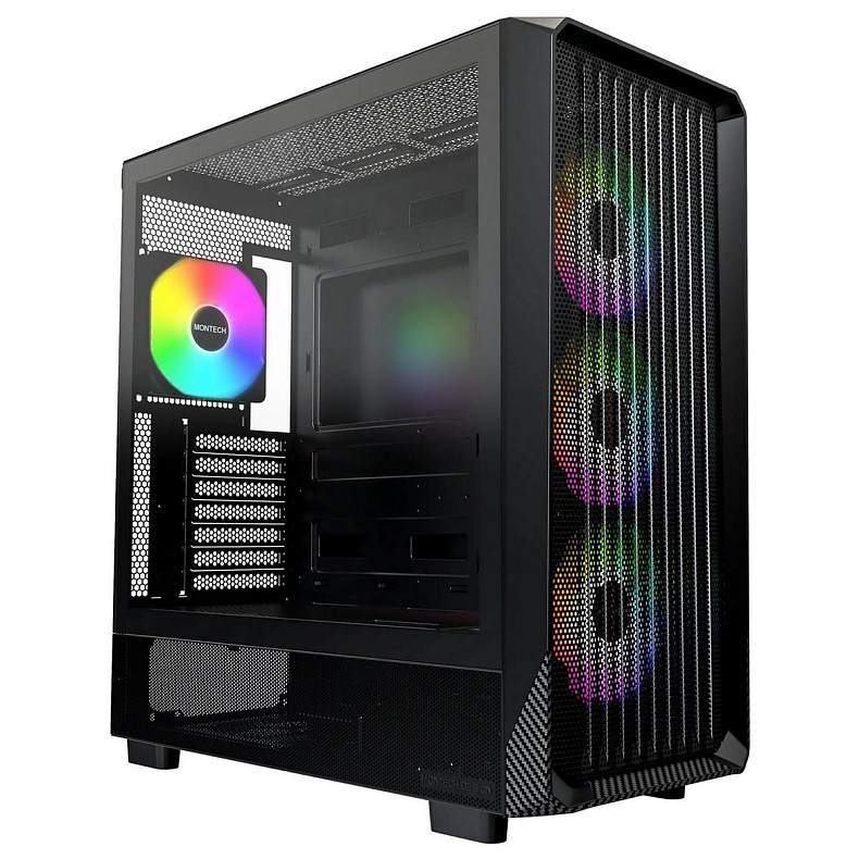 Корпус Montech X5 W/O PSU MATX Black