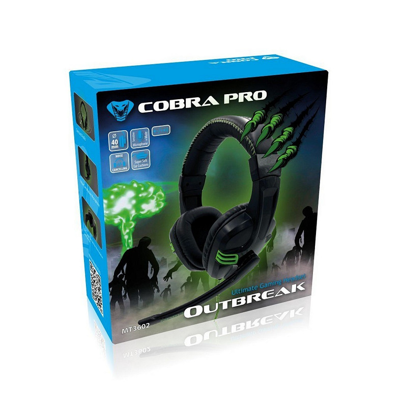 Ігрова гарнітура Media-Tech Cobra Pro Outbreak Black