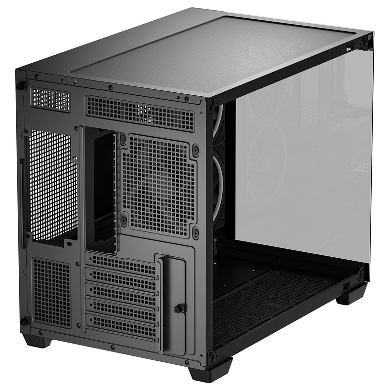Корпус DeepCool CG330 3F Black (R-CG330-BKNGM3-G) без БП