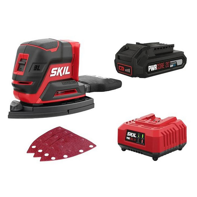 Шлифмашина вибрационная аккумуляторная SKIL 3720 (SR1E3720CC+BC1E3110AA)