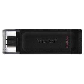 USB флеш-накопичувач Kingston 64GB USB-C 3.2 Gen 1 DT70