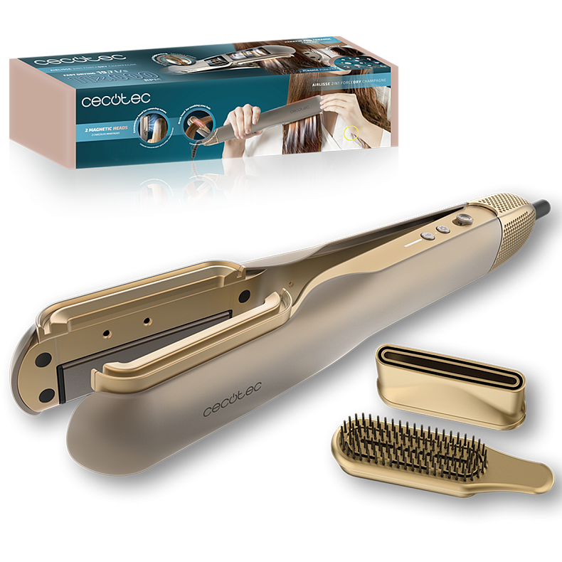 Фен-выпрямитель CECOTEC AirLisse 2in1 ForceDry Champagne