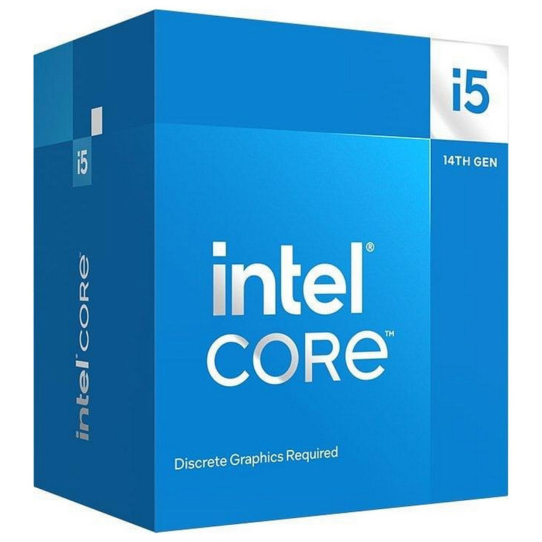 Центральний процесор Intel Core i5-14400F 10C/16T 2.5GHz 20Mb LGA1700 65W w/o graphics Box