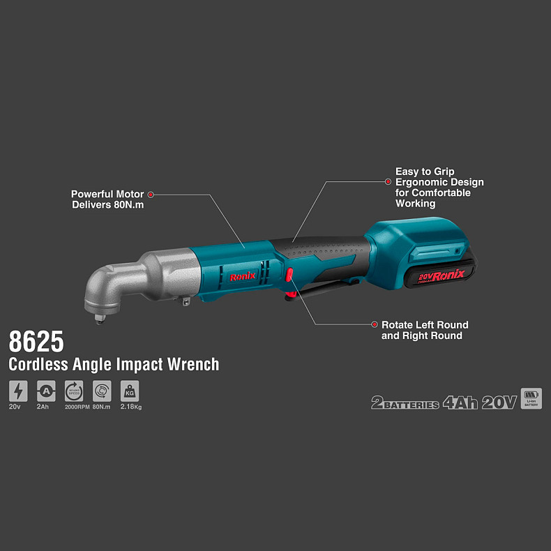 Гайковерт Ronix 8625