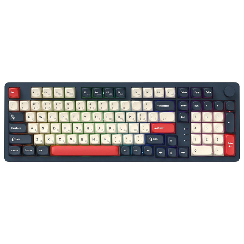 Клавиатура GamePro Asgard Drakkar Keychron Super Red Switch Blue (MK305BL)