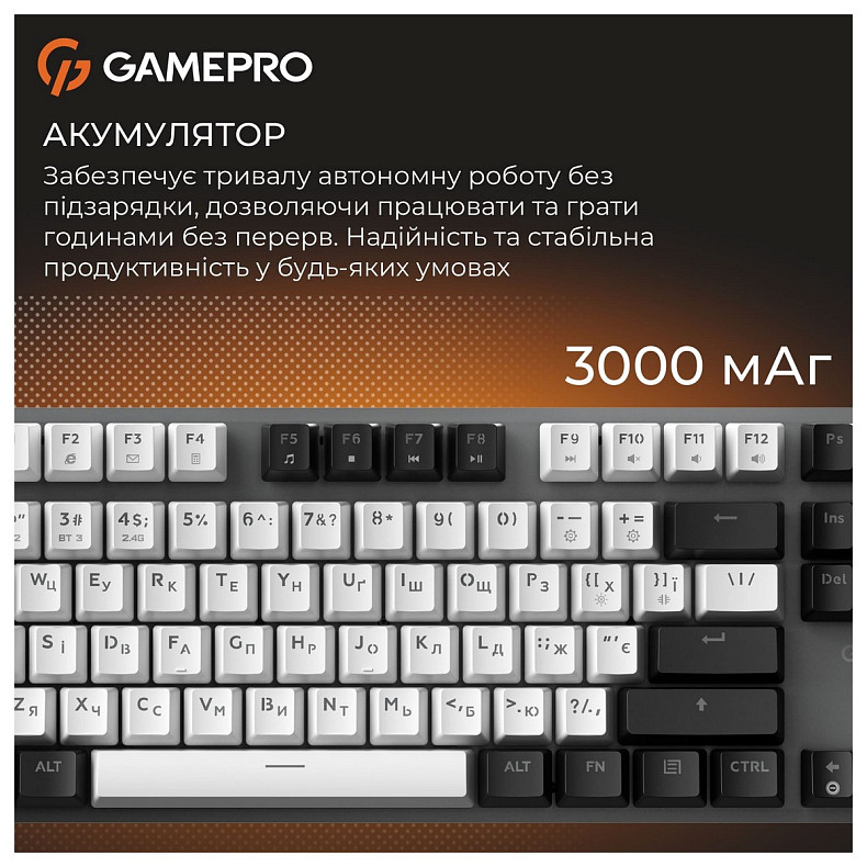 Клавиатура GamePro Genesis Joker Pro MK124G Pro Gray