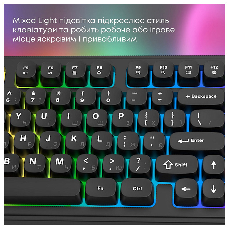 Клавиатура Ajazz AF98 Black USB-C Black (AF98-B)