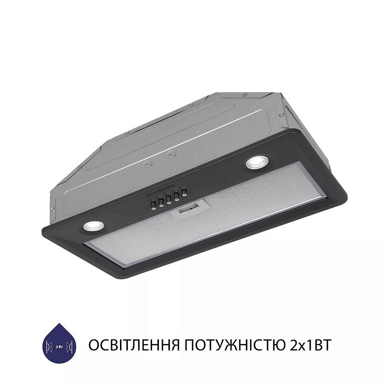 Вытяжка Minola HBI 5202 GR 700 LED