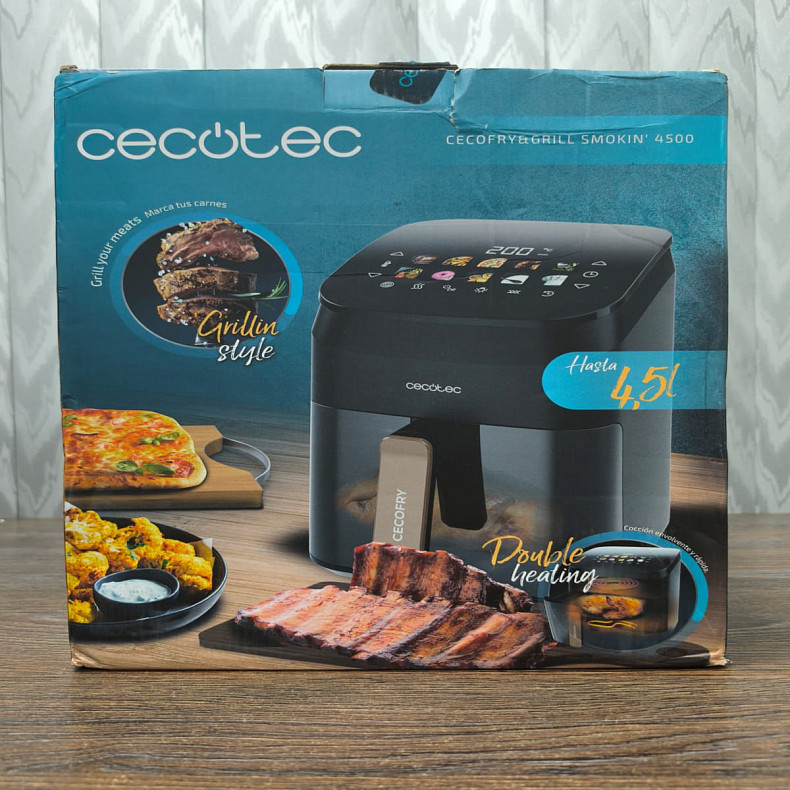 Мультипечь CECOTEC Cecofry&Grill Smokin 4500 - Уценка