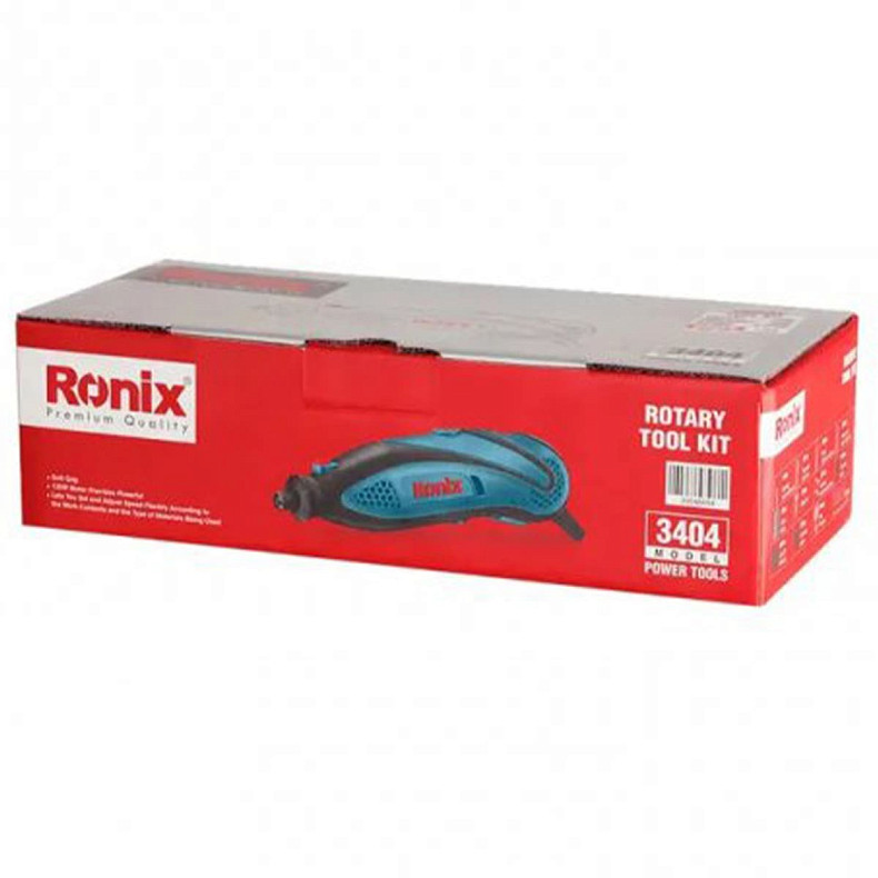 Шлифовальная мини-машина, гравер, Ronix набор (3404)