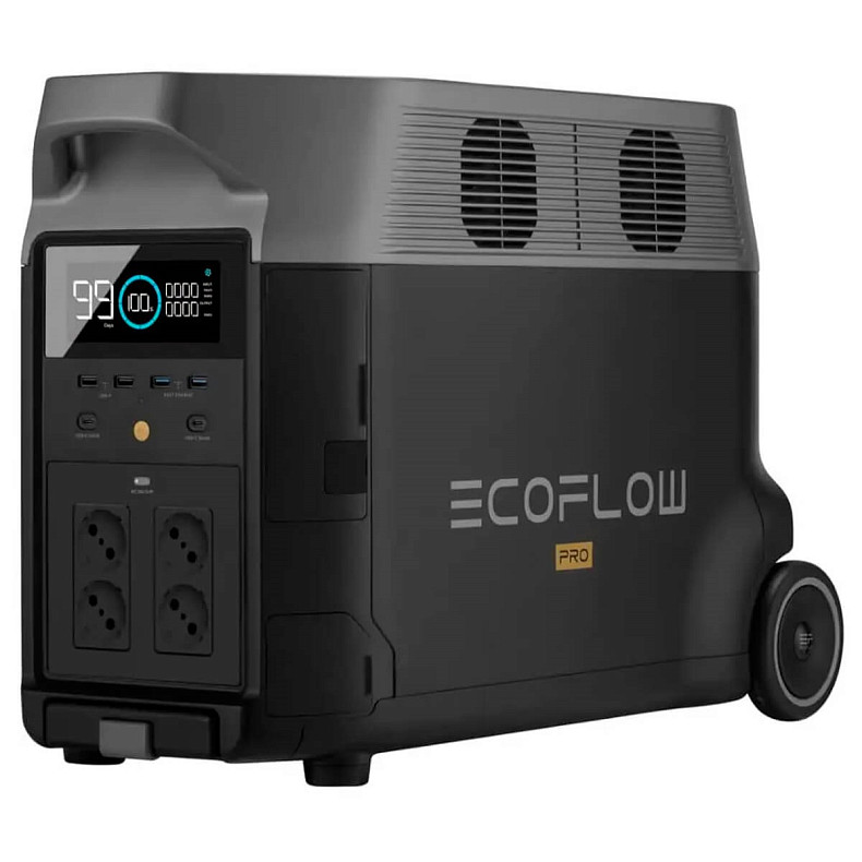 Комплект EcoFlow PowerStream - мікроінвертор 600W + зарядна станція Delta Pro