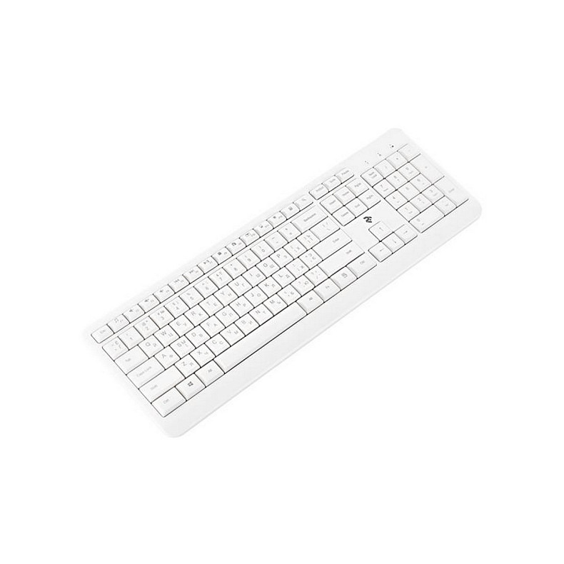 Клавіатура 2E KS220 WL Ukr White USB (2E-KS220WW)