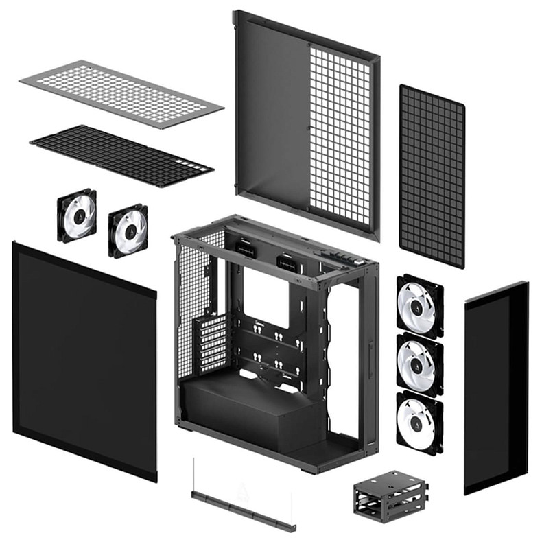 Корпус Arctic XTENDER BLK W/O PSU EATX (ACPCC00018A)