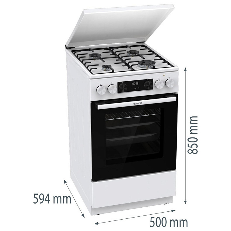 Кухонна плита Gorenje MEKS5121WM