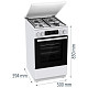Кухонна плита Gorenje MEKS5121WM