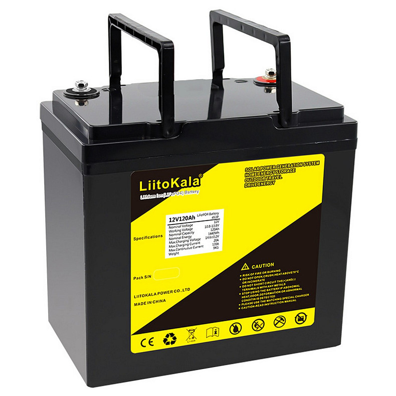 Акумуляторна батарея LiitoKala LiFePO4 12V120Ah