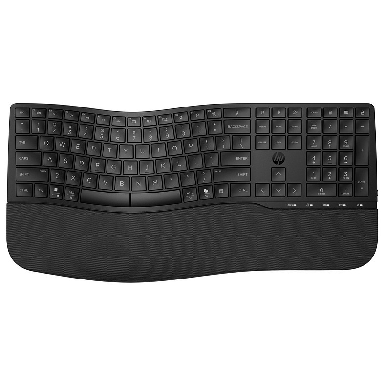 Комплект клавіатура та миша НР 680 Comfort Dual-Mode, BT, EN/UK, чорний