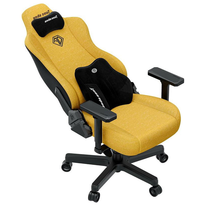 Крісло ігрове Anda Seat Kaiser 3E XL Bright Yellow Fabric