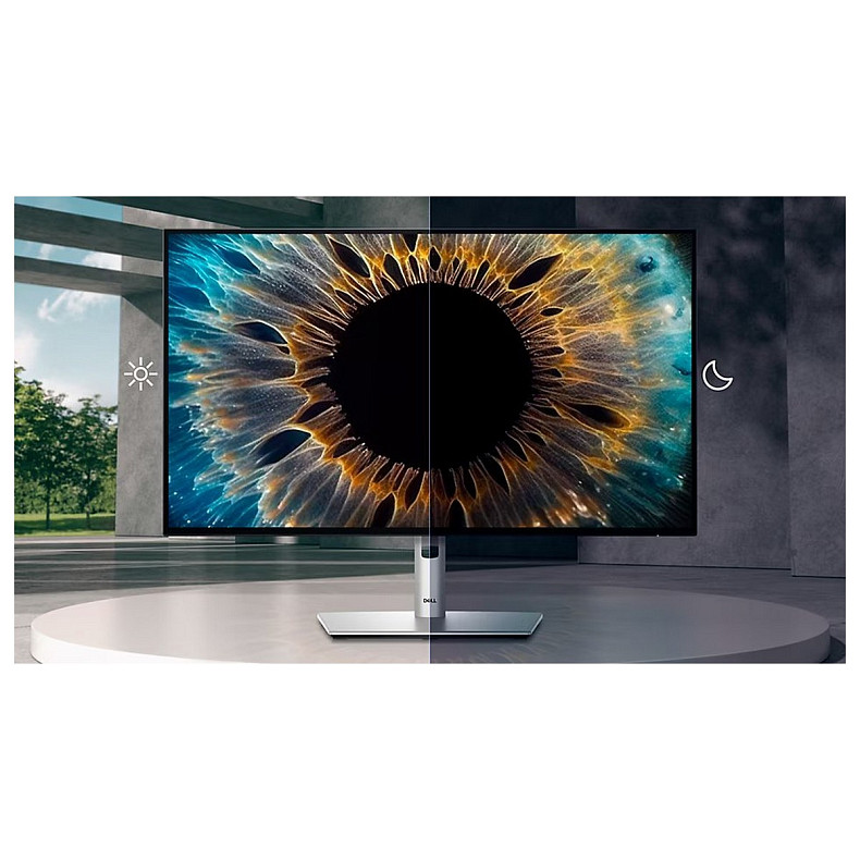 Монітор DELL 27" U2724DE HDMI, DP, USB-C, RJ-45, Audio, IPS, 2560x1440, 120Hz, sRGB 100%, Pivot