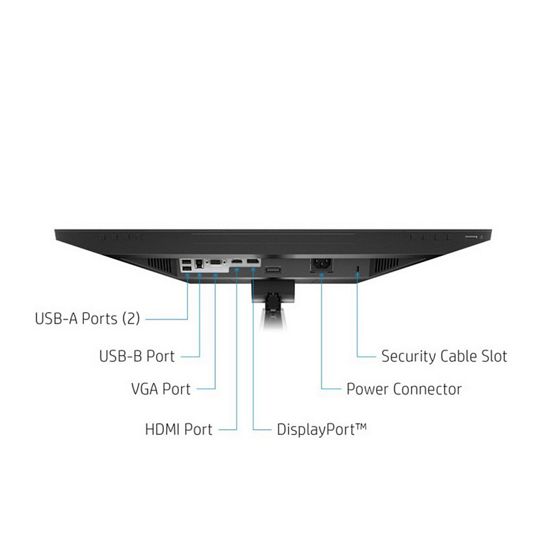 Монітор HP 23.8" E24mv G4, IPS, VGA, HDMI, DP, USB, Cam, HAS, Pivot, колонки