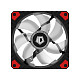 Вентилятор ID-Cooling WF-12025-XT-R, 120х120х25мм, 4pin PWM, чорний з білим