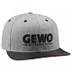 Бейсболка Gewo Snapback-Cap grey/red (91098230)