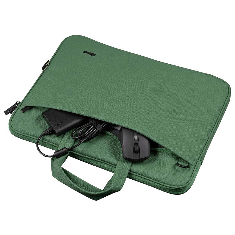 Сумка для ноутбука Trust Bologna Bag & Mouse Set - green